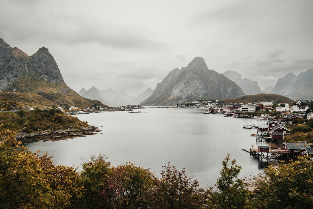 Reine, Norway. Vissershaven